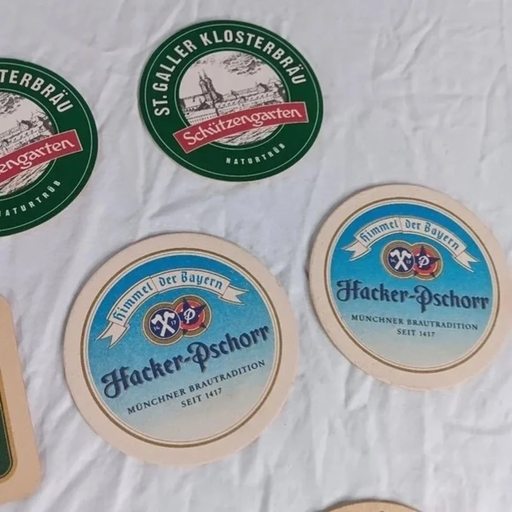 VTG International Beer Coaster Lot‎ of 20 - Amstel DAB Cardinal Beer Bar Decor